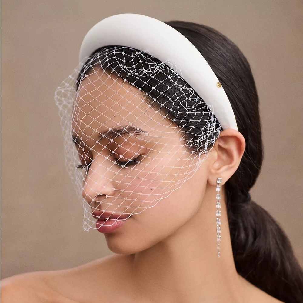 NWT Suzanne Ceremony Éleonore Voilette Headband